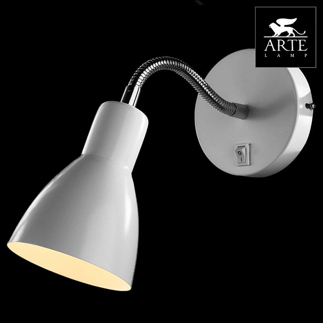 Спот Arte Lamp Dorm A1408AP-1WH изображение 3 Спот Arte Lamp Dorm A1408AP-1WH Фото № 3