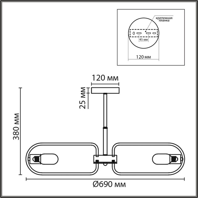 Люстра потолочная LUMION COMFI 8058/8C Фото № 6