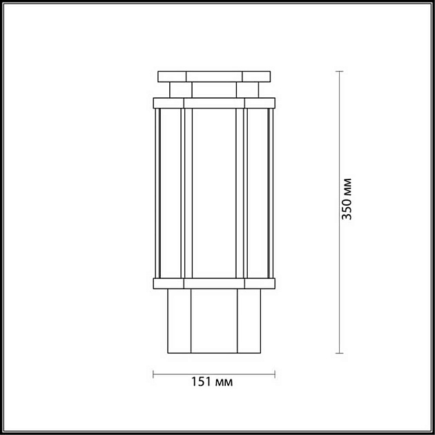 Уличный светильник Odeon Light Nature Gino 4048/1B Фото № 4