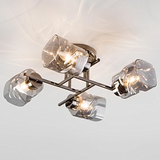 Потолочная люстра Eurosvet Hilari 30165/4 черный жемчуг 3