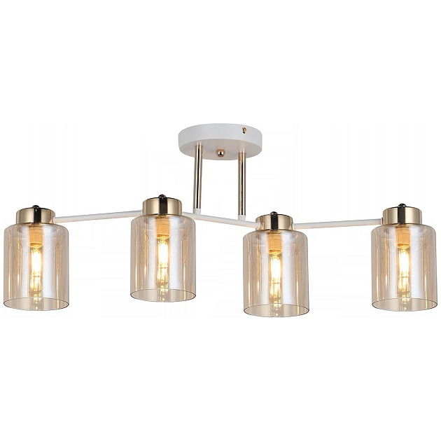 Потолочная люстра Illumico IL6111-4COU-79 WH GD изображение 1 Потолочная люстра Illumico IL6111-4COU-79 WH GD Фото № 1