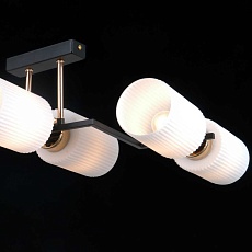 Потолочный светильник ILLUMICO IL0809-6ASQ-25 BK AB NAPLES 1