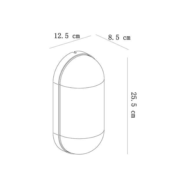 Уличный настенный светильник Arte Lamp Marfik A2481AL-1BR Фото № 2