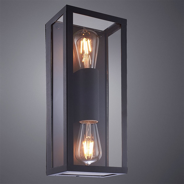 Уличный настенный светильник Arte Lamp Belfast A4569AL-2BK изображение 2 Уличный настенный светильник Arte Lamp Belfast A4569AL-2BK Фото № 2
