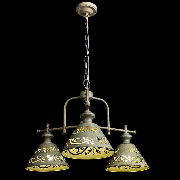 Подвесная люстра Arte Lamp Kensington A1511LM-3WG Фото № 2