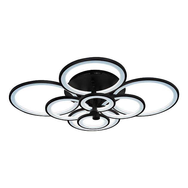 Потолочная светодиодная люстра iLedex Ring A001/8 BK Фото № 2