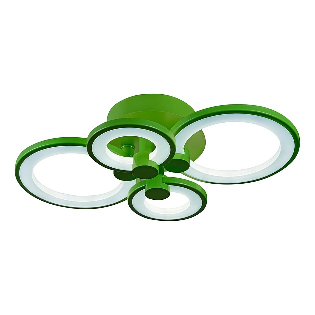 Потолочная светодиодная люстра iLedex Ring A001/4 Green изображение 1 Потолочная светодиодная люстра iLedex Ring A001/4 Green Фото № 1