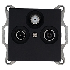 Розетка TV+FM Jasmart G6206PB