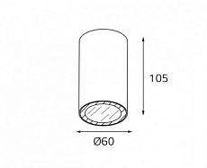 Потолочный светильник Italline DANNY PL IP white 1