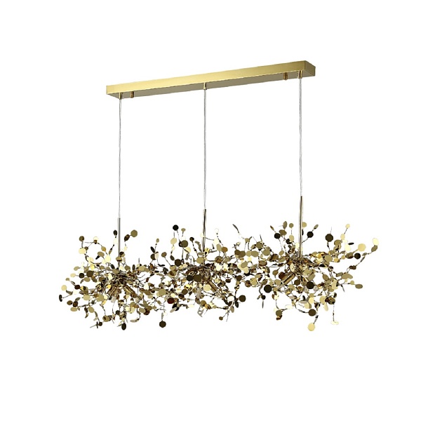 Подвесная люстра Crystal Lux GARDEN SP3х3 L1200 GOLD изображение 1 Подвесная люстра Crystal Lux GARDEN SP3х3 L1200 GOLD Фото № 1