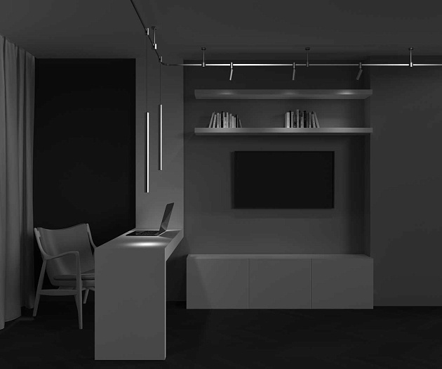 Трековый светильник Maytoni Technical TR156-1-5W3K-PT Фото № 2