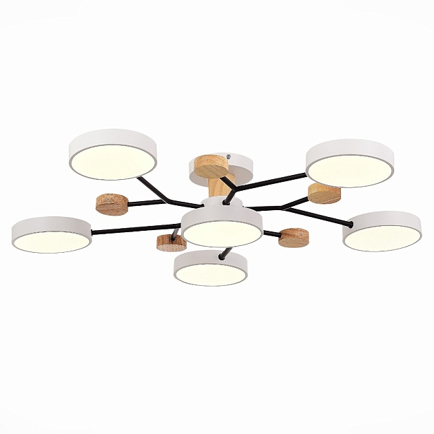 Потолочная светодиодная люстра Evoluce FAEMA SLE6006-502-06 Фото № 1