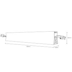 Подвесной светодиодный светильник Mantra Hanok 7549 1
