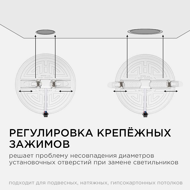 Светодиодная панель безрамочная Apeyron 06-108 изображение 2 Светодиодная панель безрамочная Apeyron 06-108 Фото № 2