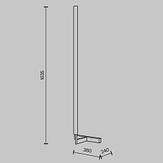Напольный светильник (торшер) Maytoni MOD214FL-L20B3K 5