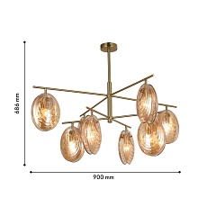 Подвесная люстра F-Promo Media 4485-8C 1