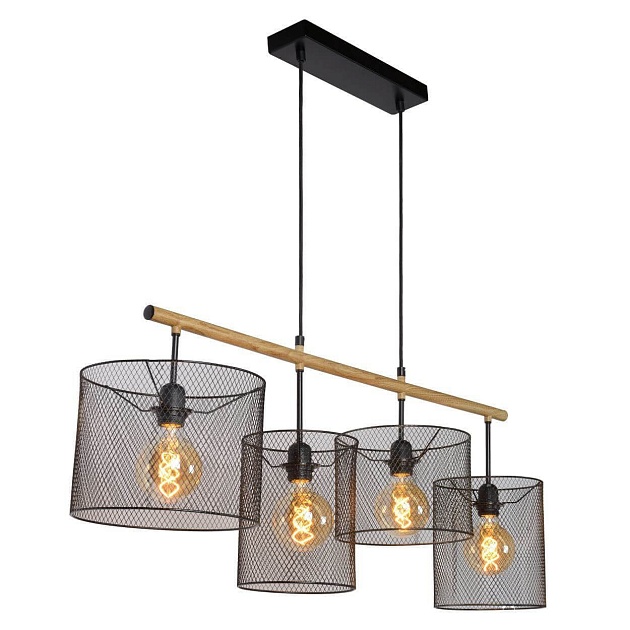 Подвесная люстра Lucide Baskett 45459/04/30 изображение 3 Подвесная люстра Lucide Baskett 45459/04/30 Фото № 3