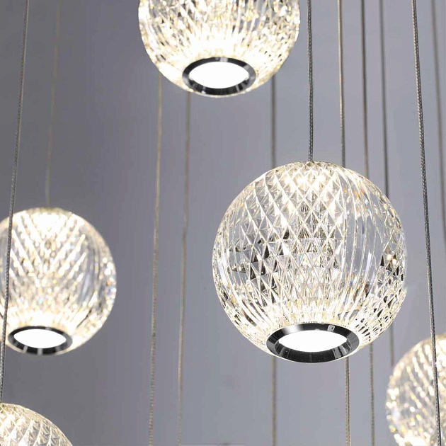 Подвесная светодиодная люстра Odeon Light Crystal 5007/120L изображение 4 Подвесная светодиодная люстра Odeon Light Crystal 5007/120L Фото № 4