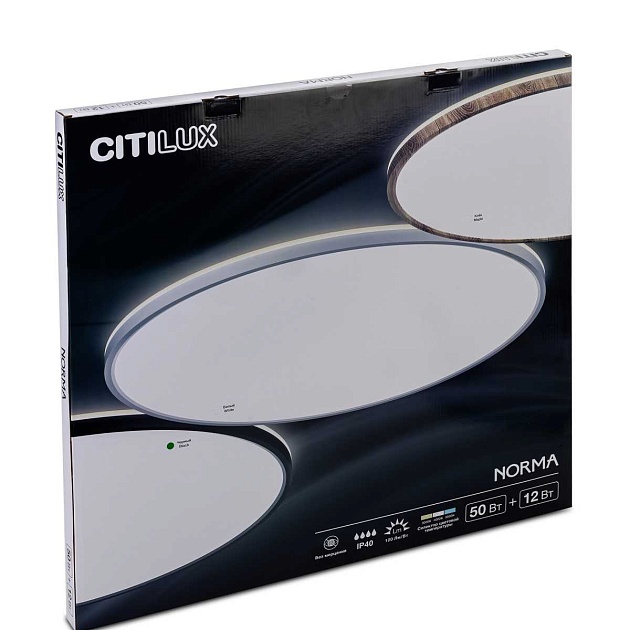 Потолочный светодиодный светильник Citilux Norma CL748601 изображение 5 Потолочный светодиодный светильник Citilux Norma CL748601 Фото № 5