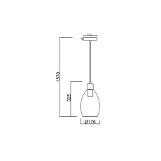 Подвесной светильник Vele Luce Placido VL5055P13 3