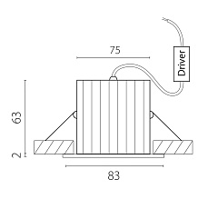 Светильник светодиодный универсальный IP44 Ciclone Lightstar 385647 1