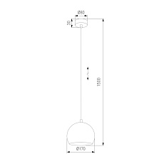 Подвесной светильник TK Lighting 10170 Zoe 1