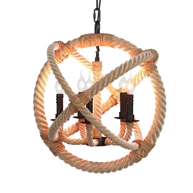 Подвесная люстра Loft IT Rope Loft1194-5 изображение 2 Подвесная люстра Loft IT Rope Loft1194-5 Фото № 2