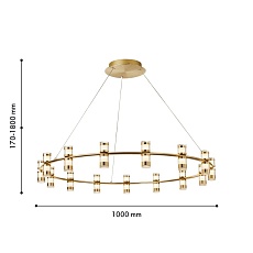 Подвесная светодиодная люстра Favourite Ampullen 4323-15P 1
