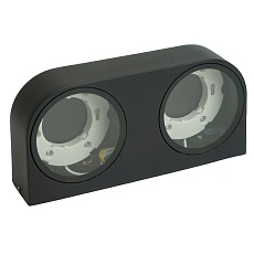 Светильник садово-парковый Feron DH1203,на стену, GX53 230V, черный 51328