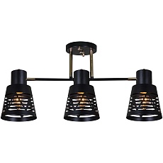 Люстра Reluce 06074-3.3-03 BK+FG