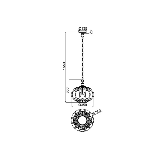 Подвесной светильник Vele Luce Helen VL4266P11 изображение 4 Подвесной светильник Vele Luce Helen VL4266P11 Фото № 4