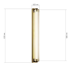 Настенный светодиодный светильник ST Luce Bamboo SL6224.311.01 2