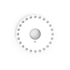 Кемпинговый светодиодный фонарь Gauss от батареек 135х20 300 лм GF003 1