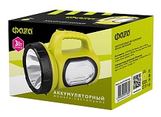 Прожекторный светодиодный фонарь ФАZA аккумуляторный 160 лм 192х132 AccuF7-L3W/L10gn 1