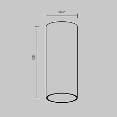 Потолочный светодиодный светильник Maytoni Technical Focus Led C056CL-L12W2.7K-W-BS 1