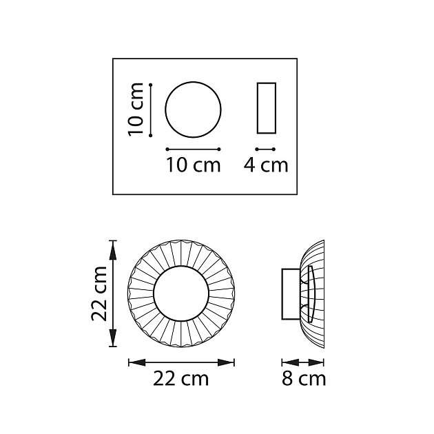 Бра Lightstar Celesta 809012 Фото № 6