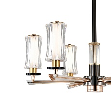 Подвесная светодиодная люстра Indigo Grandioso 13038/6R Black V000185L 1