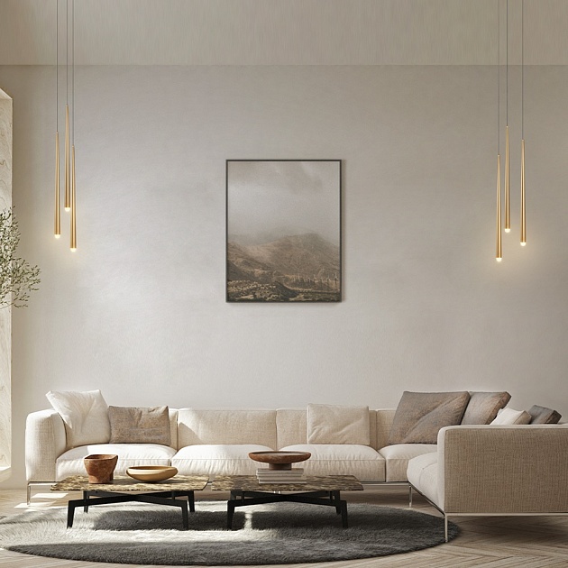 Подвесной светодиодный светильник Maytoni Cascade MOD132PL-L18BSK Фото № 4