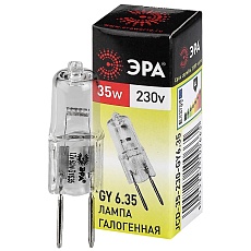 Лампа галогенная ЭРА GY6.35 35W 2700K прозрачная GY6.35-JCD-35W-230V C0027373 1