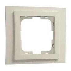 Рамка 1-постовая Mono Electric Larissa слоновая кость 103-010100-160