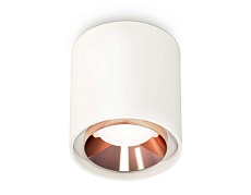 Комплект накладного светильника Ambrella light Techno Spot XS7722005 SWH/PPG белый песок/золото розовое полированное (C7722, N7035)