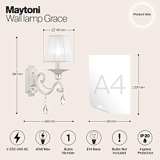 Бра Maytoni Grace ARM247-01-G 1