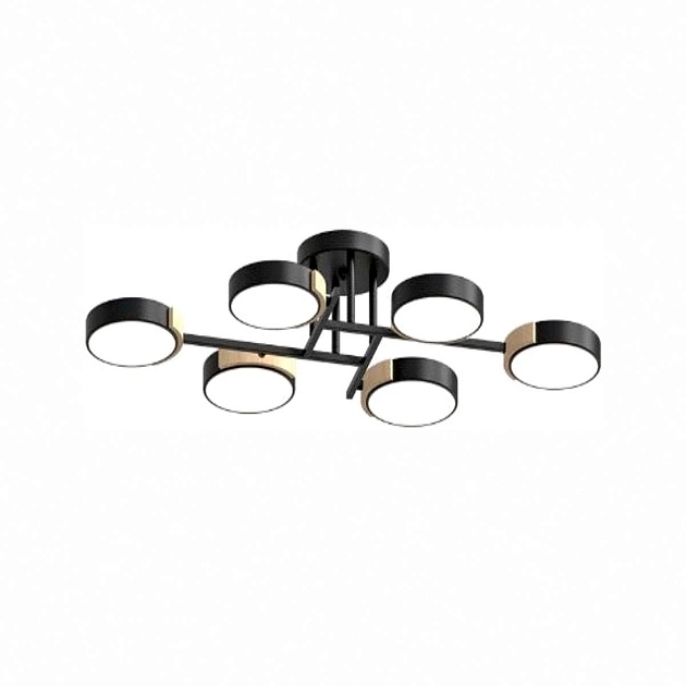 Потолочный cветильник LED4U L3211-830 BK Фото № 1