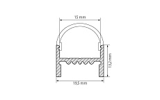 Профиль Arlight ARH-WIDE-H20-2000 ANOD 018859 1