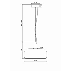 Подвесной светодиодный светильник Maytoni Madmen MOD127PL-L6SG 3