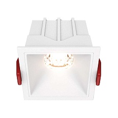 Встраиваемый светильник Maytoni Alfa LED DL043-01-10W3K-SQ-W