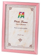 Фоторамка FA Пластик Акварель розовый 15х21 (40/840) Б0039839
