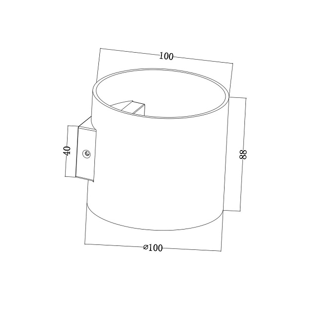 Бра Maytoni Rond C066WL-01MG Фото № 3