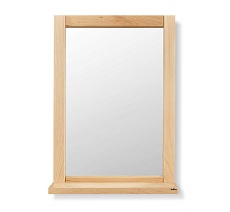 Зеркало с полкой Sheffilton Альберо SHT-М2 прозрачный лак 3354819803 1