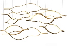 Подвесной светодиодный светильник Mizi'en Combo MZ160172-2-1400 2